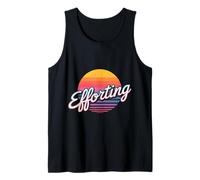 Efforting Focus Silenzio Mentalità Duro Lavoro - Canotta