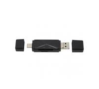 Effortless Data Management Portable Adapter, Micro Sd Card Reader for Lightning Devices Fast Photo Downloads Ultra Slim Dual Slot Storage Card Reader