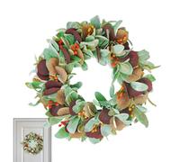 Effortless Fall Decor: Featuring realistic Natural Autumn Leaves, This Fall Wreath Retains Its long lasting Vibrant Color and Eliminates The Need For Maintenance, Allowing You To Create Warm And Invit