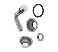 Effortless Installazione Di 16mm Marine Serbatoio Dell'Acqua Presa Argento Tono