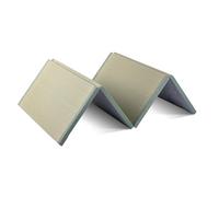 Effortsaving Tappetino Pieghevole per Tatami,Quattro Pieghe Matraccio Tatami con Erba Verde Naturale al 100%,Adatto per Dormire Meditare Praticare Lo Zen(Size:90X200X3.5cm)