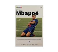 efhavce Poster su tela con Kylian Mbappé del Real Madrid, decorazione per camera da letto, ufficio, camera da letto, regalo, 40 x 60 cm