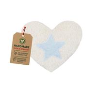 Efie Farro di calore Cuscino stella blu, biologico (Organic), made in Germany