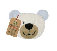 Efie Farro grano di calore Cuscino Teddy Azzurro, biologico, 100% Made in Germany
