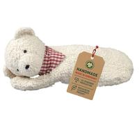Efie Farro grano di calore Cuscino Teddy con fazzoletto, biologico, 100% Made in Germany