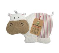 Efie Spiel & Kuschelkissen - Cuscino a forma di ippopotamo, da coltivazione biologica controllata, made in Germany