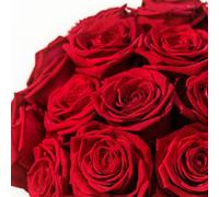 eFiori - Bouquet Rose Rosse VERE e Fresche, Bouquet artigianale,Idea Regalo elegante per Lei,San Valentino,Moglie,Fidanzata,Anniversario DEDICA PERSONALIZZATA