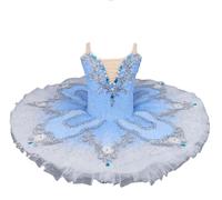 EFLALYHG Classico tutù da Balletto Professionale, tutù da Ballerina del Lago dei Cigni, tutù da Pancake Costume da Festa Abito da Ballo Abito da Competizione di Balletto,B,140