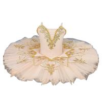 EFLALYHG Classico tutù da Balletto Professionale, tutù da Ballerina del Lago dei Cigni, tutù da Pancake Costume da Festa Abito da Ballo Abito da Competizione di Balletto,E,160