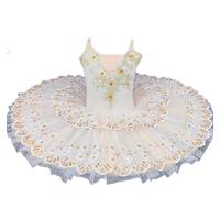 EFLALYHG Classico tutù da Balletto Professionale, tutù da Ballerina del Lago dei Cigni, tutù da Pancake Costume da Festa Abito da Ballo Abito da Competizione di Balletto,H,140
