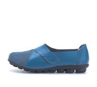 EFLALYHG Mocassini da Donna in PU+camoscio, Comodi Mocassini Casual con Punta Tonda, Scarpe da Guida, morbide Scarpe da Passeggio e da Barca,Light Blue,43 EU