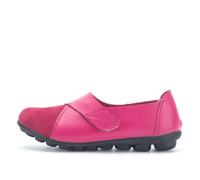 EFLALYHG Mocassini da Donna in PU+camoscio, Comodi Mocassini Casual con Punta Tonda, Scarpe da Guida, morbide Scarpe da Passeggio e da Barca,Rose Red,43 EU