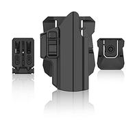 efluky Universale IPSC Fondina Pistola Polimero Holster per Beretta APX/Glock 19 17/CZ P09 P07/Walther P99/H&K USP