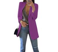 EFOFEI Tuta Elegante e di Moda Tuta da Lavoro Taglie Forti Intervista Abbigliamento Formale Tuta Fresca e alla Moda Viola XXL
