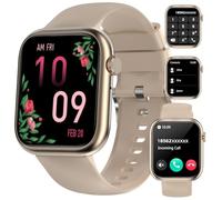 Efolen Smartwatch Donna Chiamate, 1.1" AMOLED Schermo Orologio Smartwatch con 110+ Sport, 24H Cardiofrequenzimetro/SpO2/Sonno, Orologi Sportivo IP68 Compatibile iOS Android RoseOro