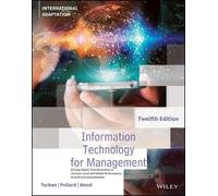 Efraim Turban Gregory Wood Carol Po Information Technology for Manag (Tascabile)
