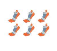 EFRJUWI 6 Paia/set Calzini A Cinque Dita Spessi Corti A Da Uomo In Cotone Comodi Traspiranti Con Tallone per dal tempo libero alle attività sportive(6 pairs-2,L)