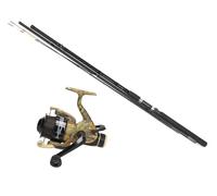 EFT & Lineaeffe Feeder Set 3+2 Carpfishing 330 con Rute 3,30 m fino a 150g Nera