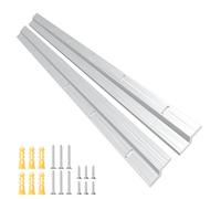 EFUTURETIME 1 paio di morsetti a Z per appendere carichi pesanti 61 cm, sistema di sospensione ad alta resistenza, Z-Hanger con viti per telaio pesante, testiera del letto, specchio, rack