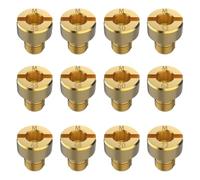 EFUTURETIME 12 Pezzi Getti Carburatore M5, Ugelli Principali da 45 a 72, Getto Carburatore in Ottone per Dellorto PHBG/SHB