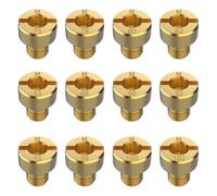 EFUTURETIME 12 Pezzi Getti Carburatore M5, Ugelli Principali da 75 a 102, Getto Carburatore in Ottone per Dellorto PHBG/SHB