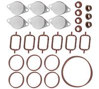 EFUTURETIME 6 Set di Guarnizione del Collettore di Aspirazione 32mm, Swirl Flap di Riparazione per E87 E46 E90 E91 E92 E93 E39 E60 E83 E53