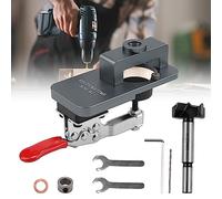 EFUTURETIME Dima per Cerniere Mobili 35mm Perforatrice, Guida Per Perforazione Cerniera per Armadietti Per Porte Carpenteria Fai da Te, Hinge Jig