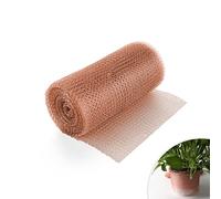EFUTURETIME Rete in Rame, 12,5 cm*6 m, Rete Flessibile in Rame, Rete Anti Roditori, Lumache e Chiocciole, Protezione per Piante da Giardino
