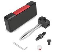 efuturetime Set di Attrezzi Svasature Tubi Freno da 3/16" (4,75 mm) per Doppie Svasatura 45° SAE, Kit Riparazione di Svasatura Tubi Freno