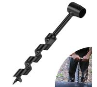 EFUTURETIME Trivella Manuale per Legno, φ25x230mm, Trapano a Mano Bushcraft Multifunzionale, Punta da Trapano per L'avventura all'aperto, Campeggio, Lavorazione del Legno