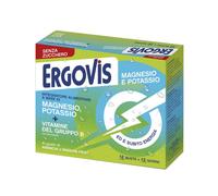 EG EuroGenerici Integratore Ergovis Magnesio Potassio Vitamine B Senza Zucchero 12 bustine