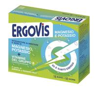 EG EuroGenerici Integratore Ergovis Magnesio Potassio Vitamine B, 12 bustine