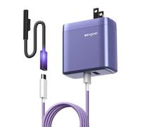 EG evgoer Microsoft Surface Charger, caricabatterie Surface Pro da 65 W per 12/11/10/9/8/7/6/5/4/3/X, compatibile sia con Microsoft Book/laptop/tablet che con tutti i dispositivi USB-C (blu)