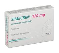 Eg Simecrin 120 mg - Contrasta Gonfiore Addominale E Meteorismo 24 Compresse Masticabili
