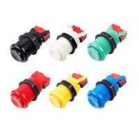 EG STARTS 6x American Style Standard Pulsanti arcade commutabili Happ Type 30mm Push Button 187" (4,8 mm) terminali Jamma Mame Kit Parti Ogni Colore da 1 pz
