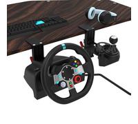 EG STARTS Supporto per volanti da SIM da scrivania, Morsetto pesante con forza di 480 libbre, per Logitech G25 G27 G29 G920 G923 Thrustmaster T248 T300RS T-GT TS-PC Mensola da gioco in metallo nero