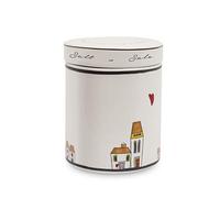 Egan Lc02T/2Sa Barattolo, Ceramica Smaltata, Avorio, Small