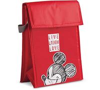 Egan Borsa Termica Mickey Live Laugh Love, Multicolore, Small
