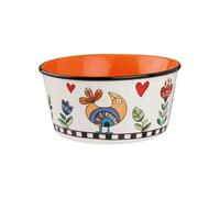Egan Bowl Collezione Cocoricò. Oggetto Realizzato in Porcellana di Colore Arancione. La referenza è 228016.