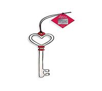 Egan Chiave Collezione Chiavi dei Segreti. Oggetto Realizzato in Ceramica di Colore Bianco e Rosso. Dimensione: 13x4 cm. La referenza è CV16S/2CUW