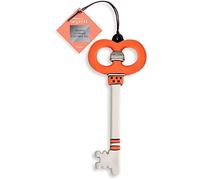 Egan Chiave Collezione Chiavi dei Segreti. Oggetto Realizzato in Ceramica di Colore Bianco e Arancione. Dimensione: 18x6,5 cm. La referenza è CV16S/4IF