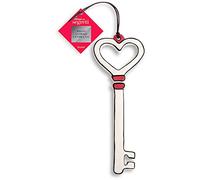 Egan Chiave dei Segreti Cuore Bianca 18X6,5