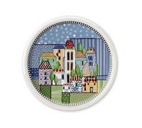Egan collezione Paese Mio Piatto Pizza in ceramica decorata Ø 30 cm - decoro blu