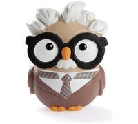 EGAN - Goofi Artisti - The Genius Lo Scienziato - Gufetto Decorativo InCeramica - Einstein