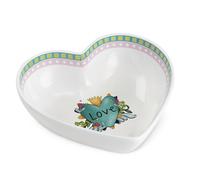 Egan Love centrotavola ceramica Turchese 23x6,5 cm