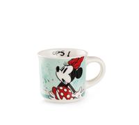 Egan Mini tazza da 80 ml, motivo: MICKEY I AM & MINNIE I AM, porcellana adatta al microonde e lavastoviglie, regalo per amanti del caffè e del tè (turchese Minnie)