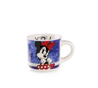 Egan Mini tazza da 80 ml, motivo: MICKEY I AM & MINNIE I AM, tazza da collezione in porcellana fine, adatta al microonde e alla lavastoviglie, regalo per gli amanti del caffè e del tè (MINNIE PURPLE)