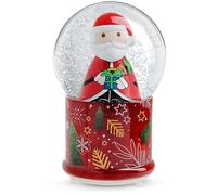 Palla di neve natalizia di Egan con lucchetto e musica. Con simbolo babbo natale. Misura 10cmx12cm. La referenza è: 120048