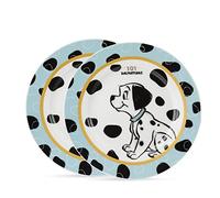 Egan Set 2 piatti in porcellana celeste d. 19 cm La Carica dei 101 Disney, 227005