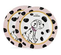 Egan Set 2 piatti in porcellana rosa d.19 cm La Carica dei 101 Disney, 227004